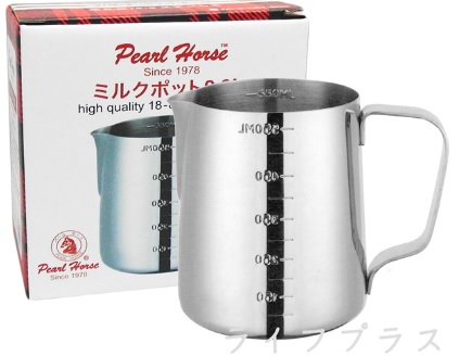 寶馬牌 不鏽鋼刻度拉花杯-600cc (#304)